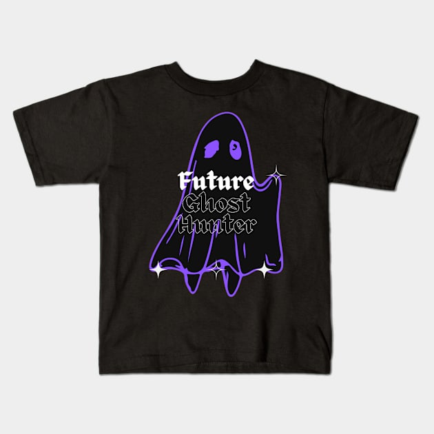 Future Ghost Hunter Kids T-Shirt by Dropkick Queen